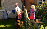 Click to Enlarge this image of a Harpole Scarecrow (2009_2/51.jpg)